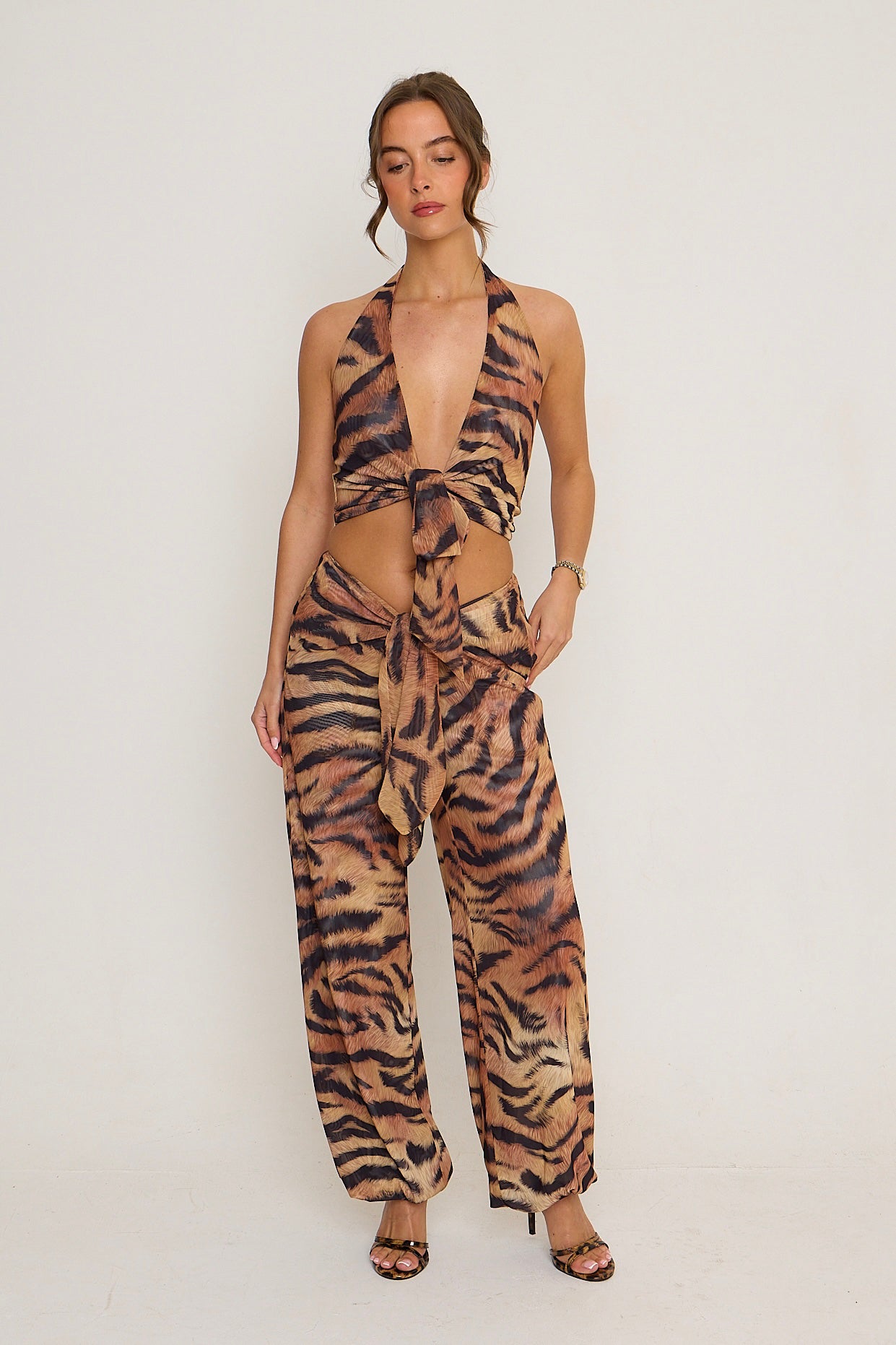 Kasey Mesh Trousers | Tiger *DISPATCH 6TH APRIL*