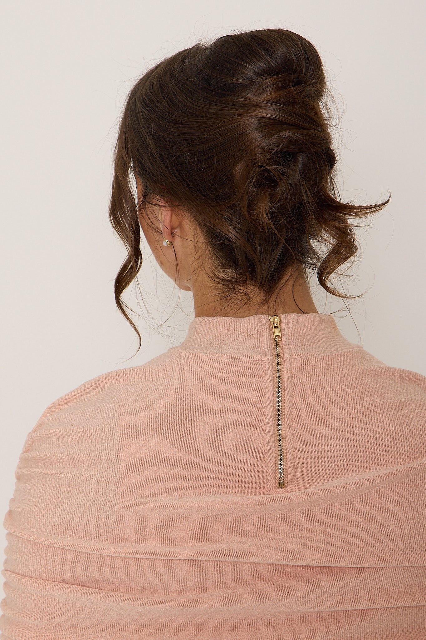 Lydia Ruched Sleeve Top | Pink