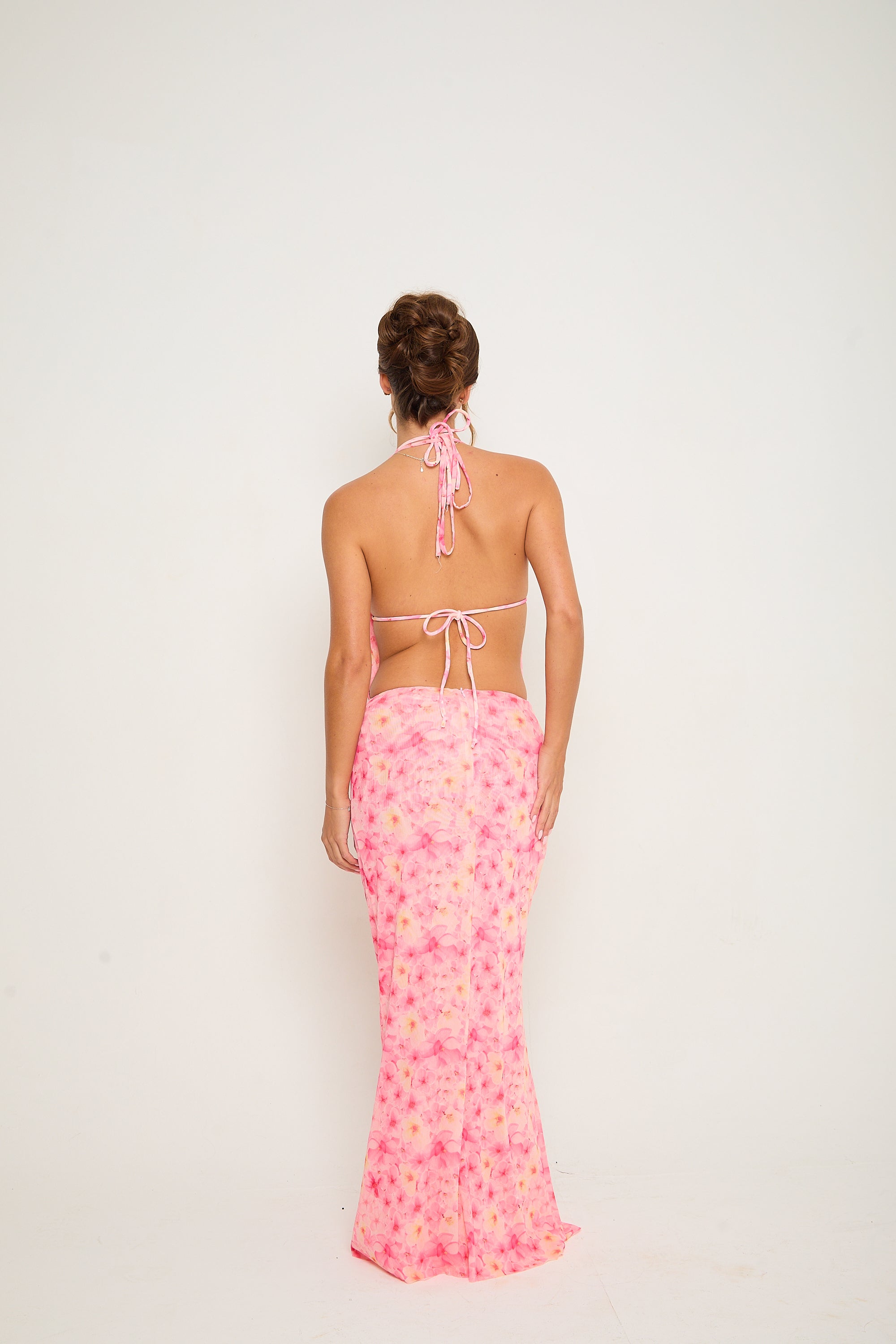 Miley Floral Maxi Dress | Pink