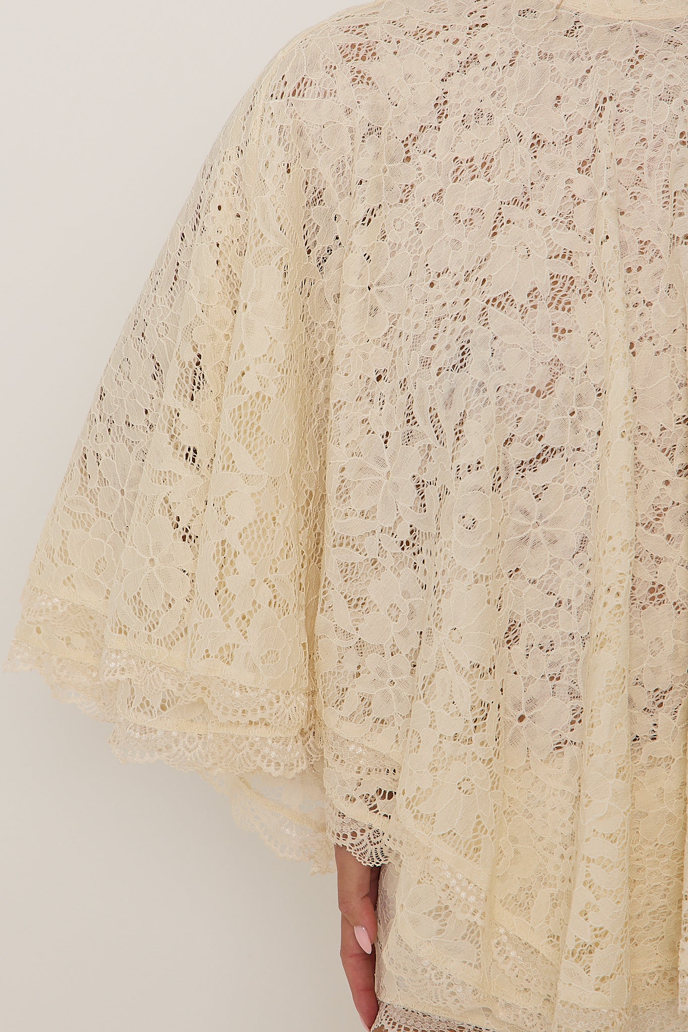 Carmen Lace Top | Cream