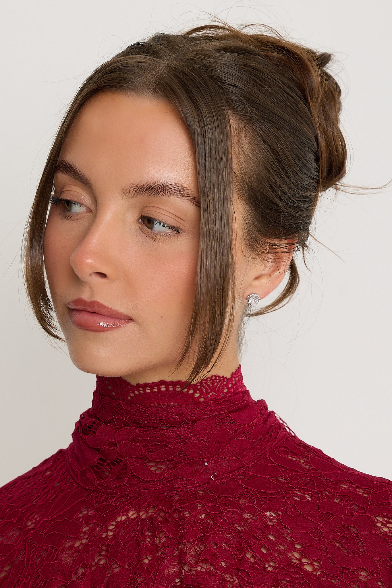 Carmen Lace Top | Burgundy *dispatch 18th May*
