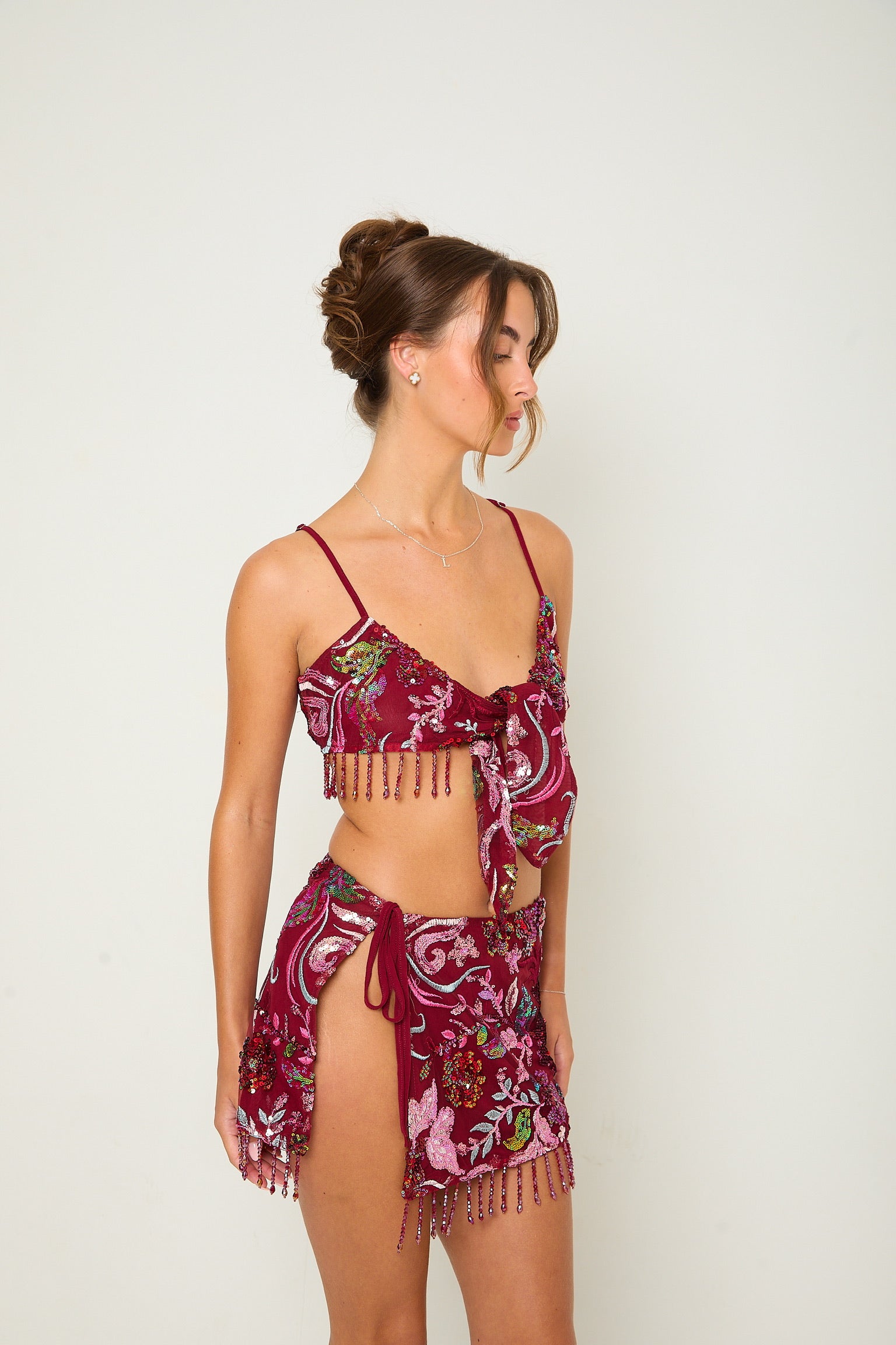 Darcy Multiway Skirt/Top | Burgundy