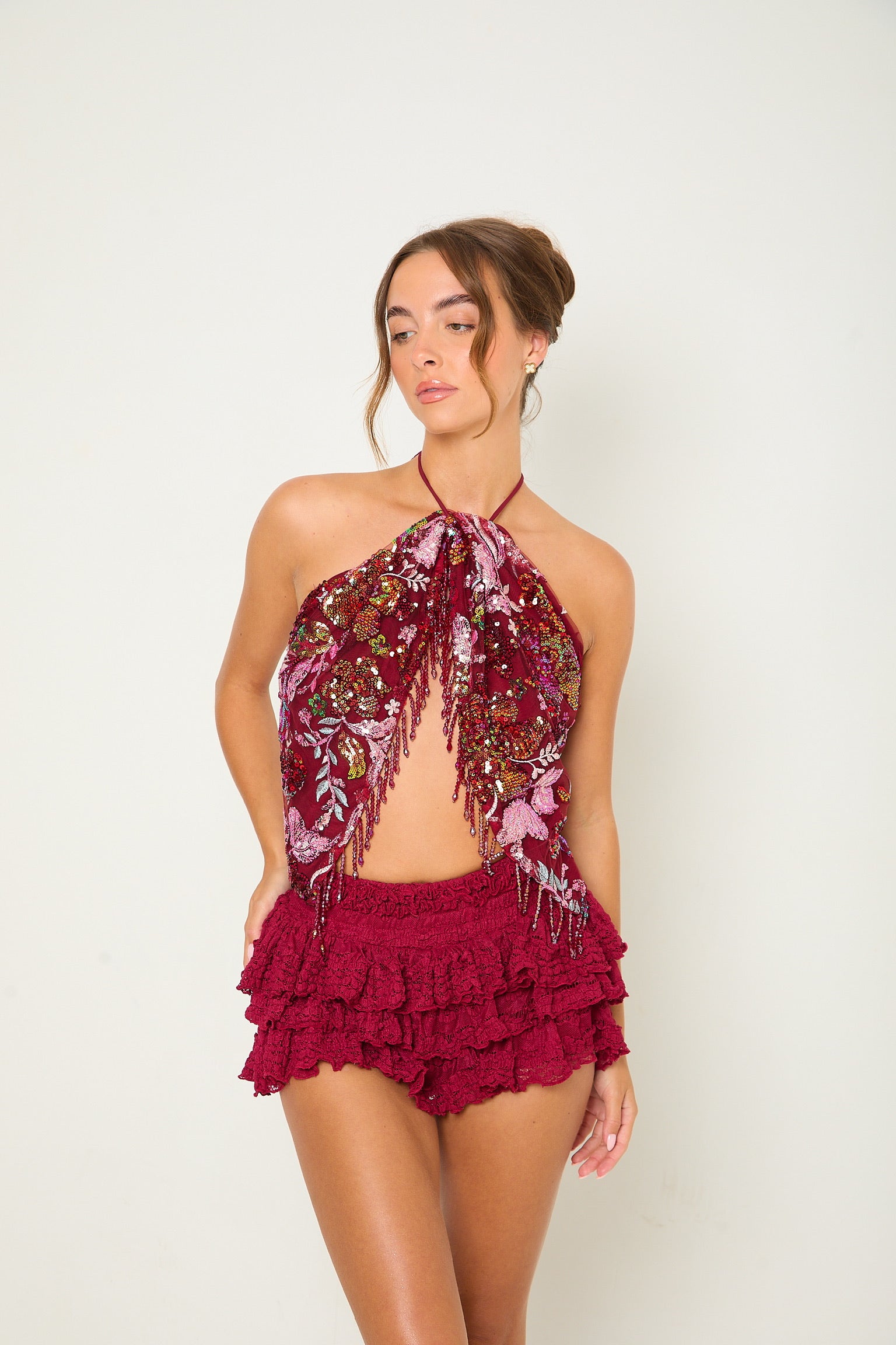 Darcy Multiway Skirt/Top | Burgundy