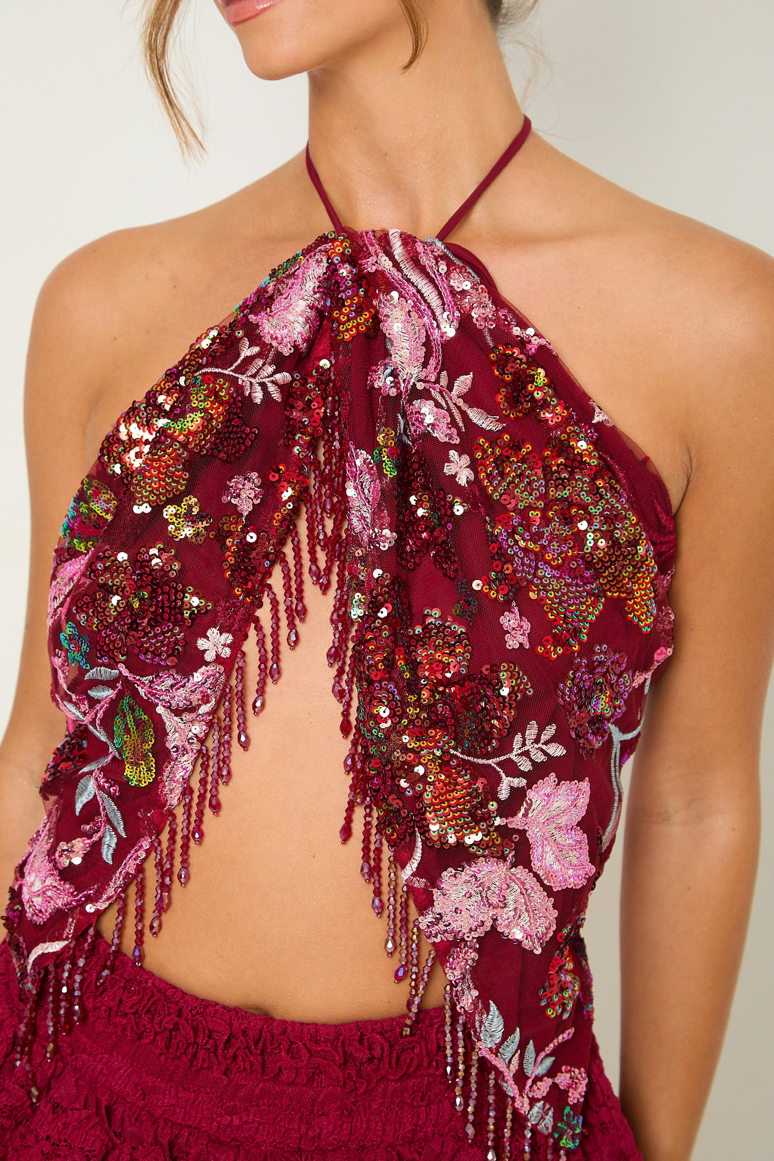 Darcy Multiway Skirt/Top | Burgundy