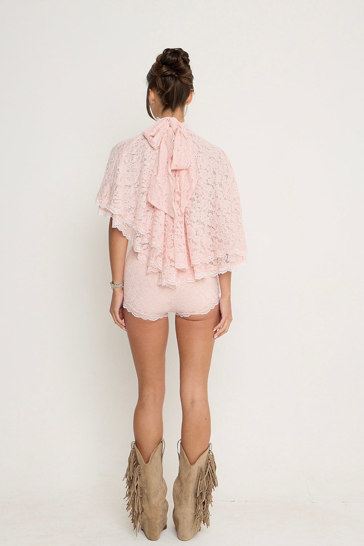 Carmen Lace Shorts | Pink *dispatch 12th May*