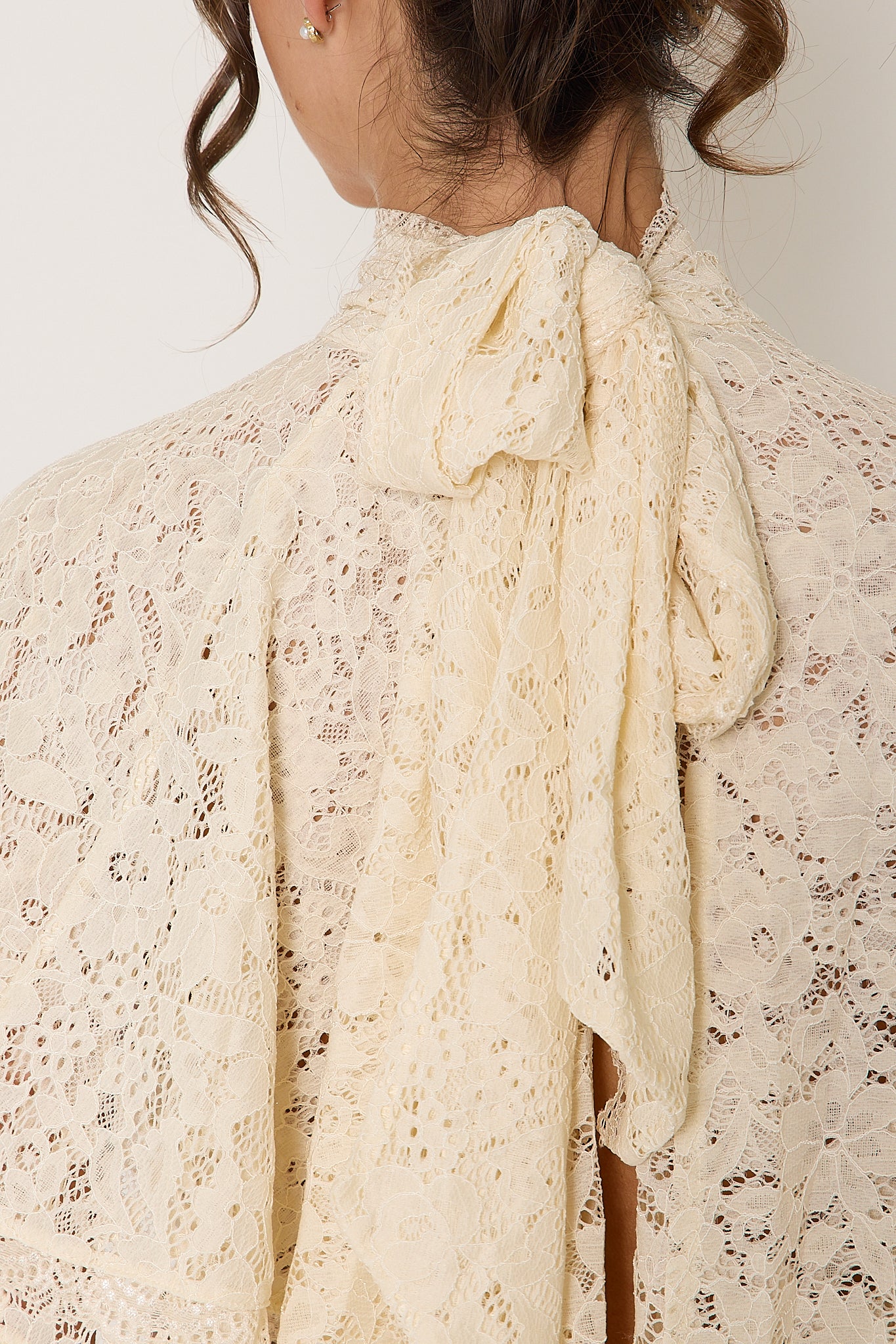 Carmen Lace Top | Cream