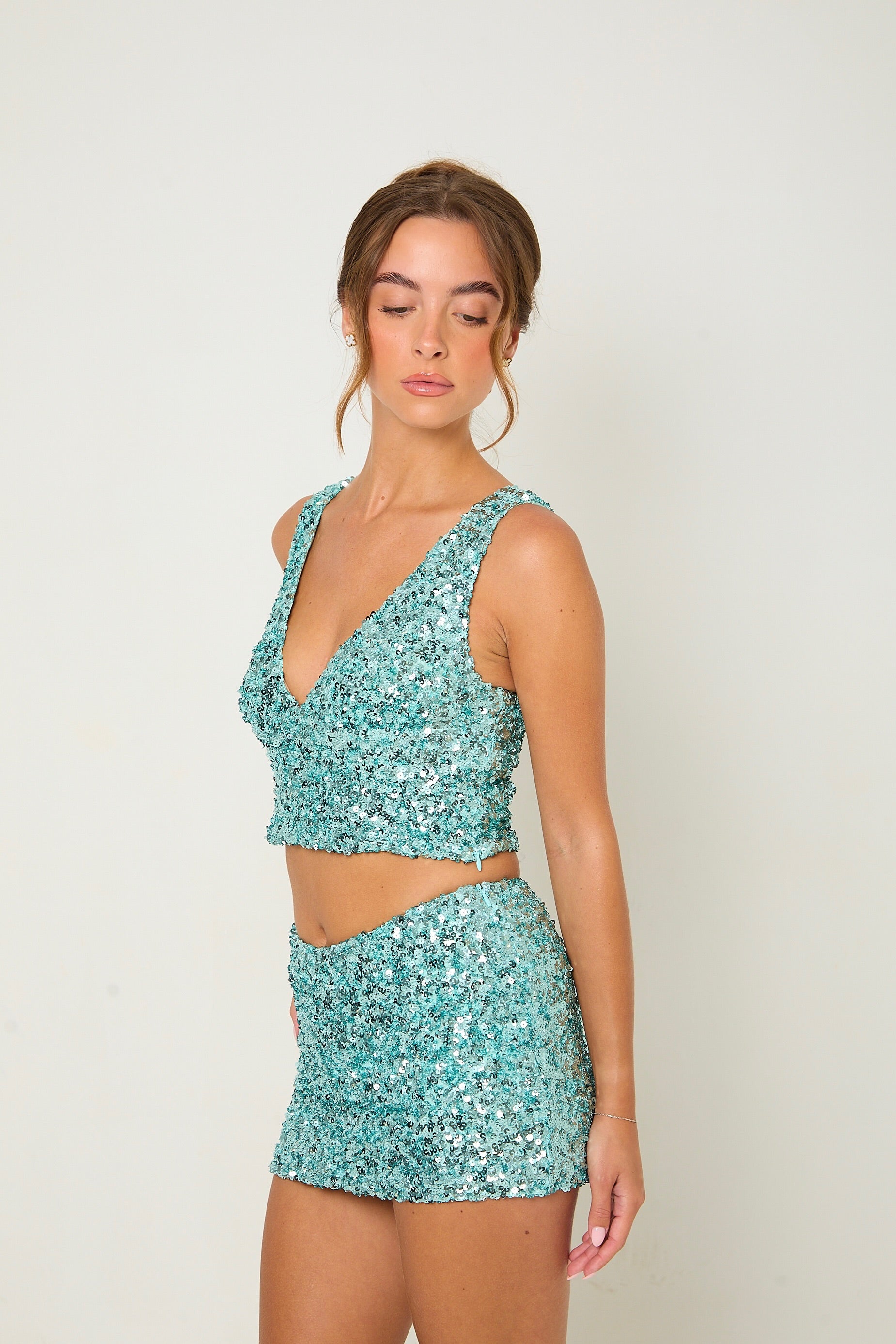 Alix Sequin Co-Ord | Blue