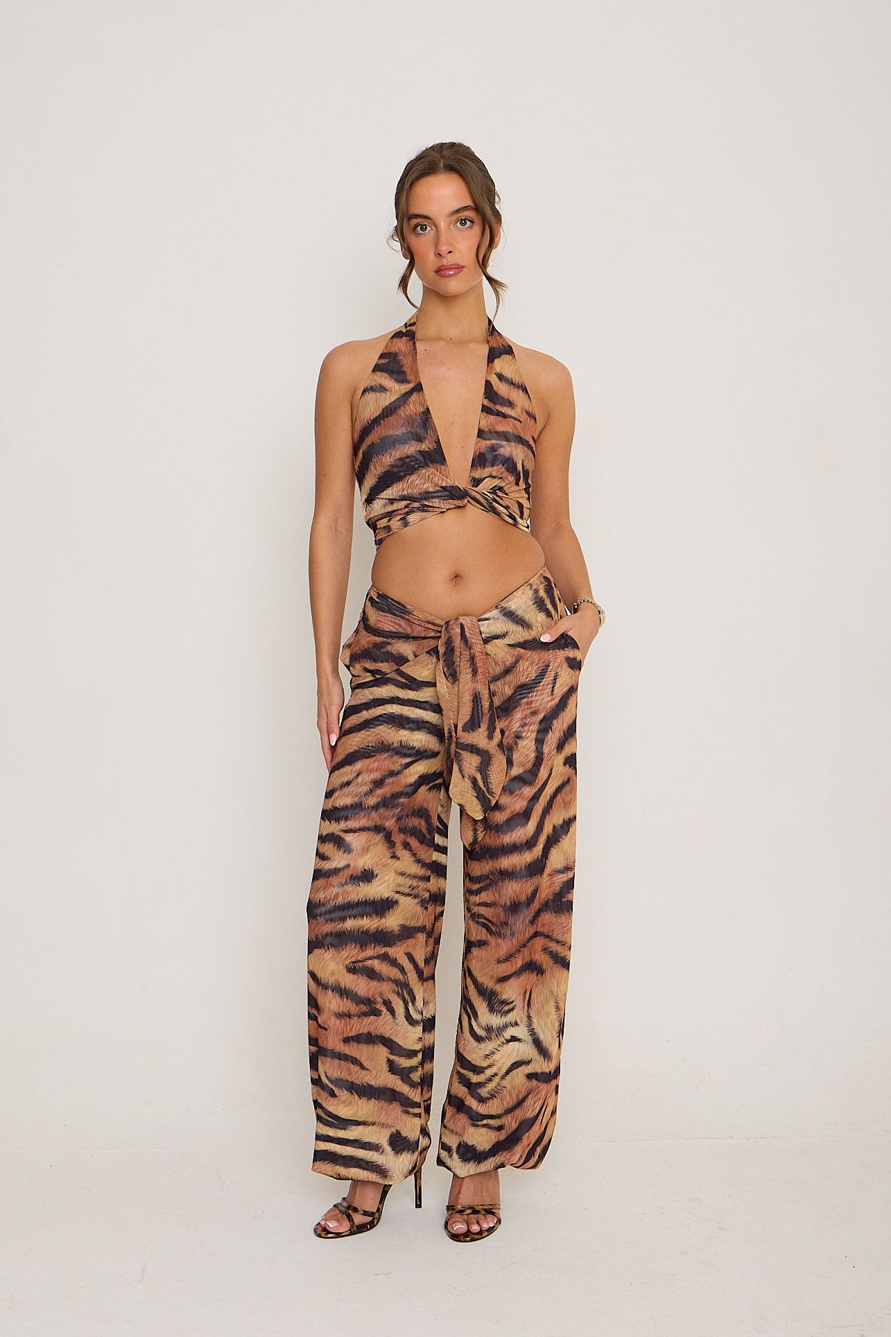 Kasey Mesh Trousers | Tiger *DISPATCH 6TH APRIL*