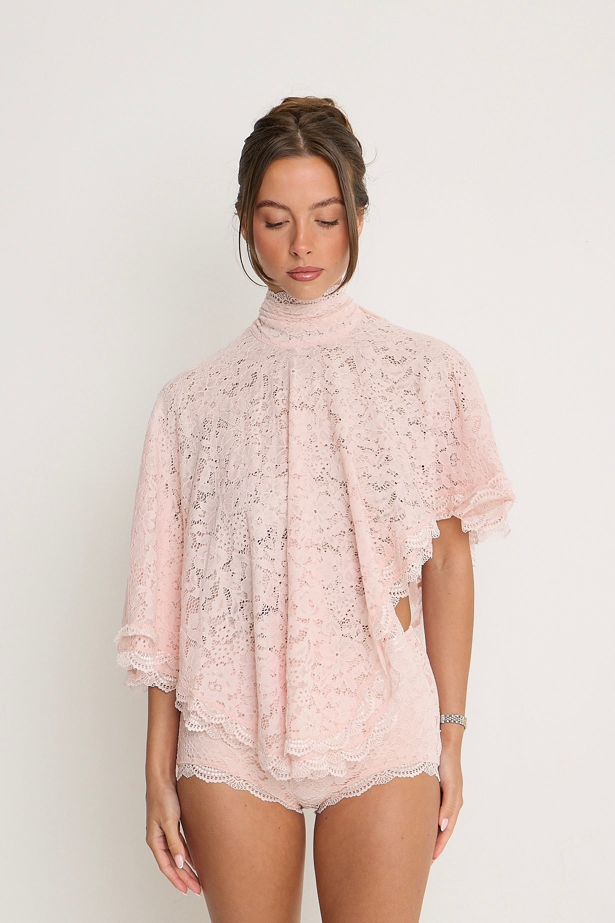 Carmen Lace Top | Pink *dispatch 12th May*
