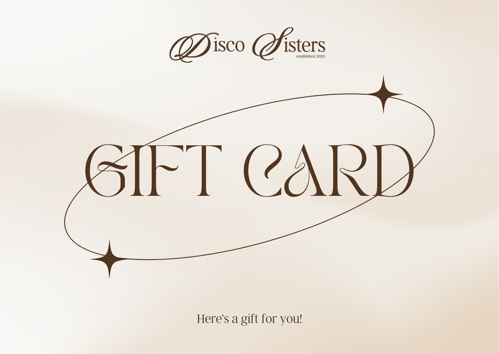 DISCO SISTERS GIFT CARD