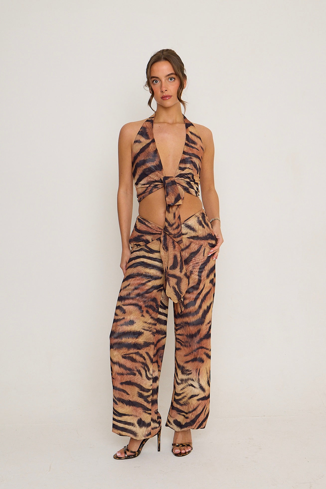 Kasey Mesh Trousers |  Tiger *DISPATCH 6TH APRIL*