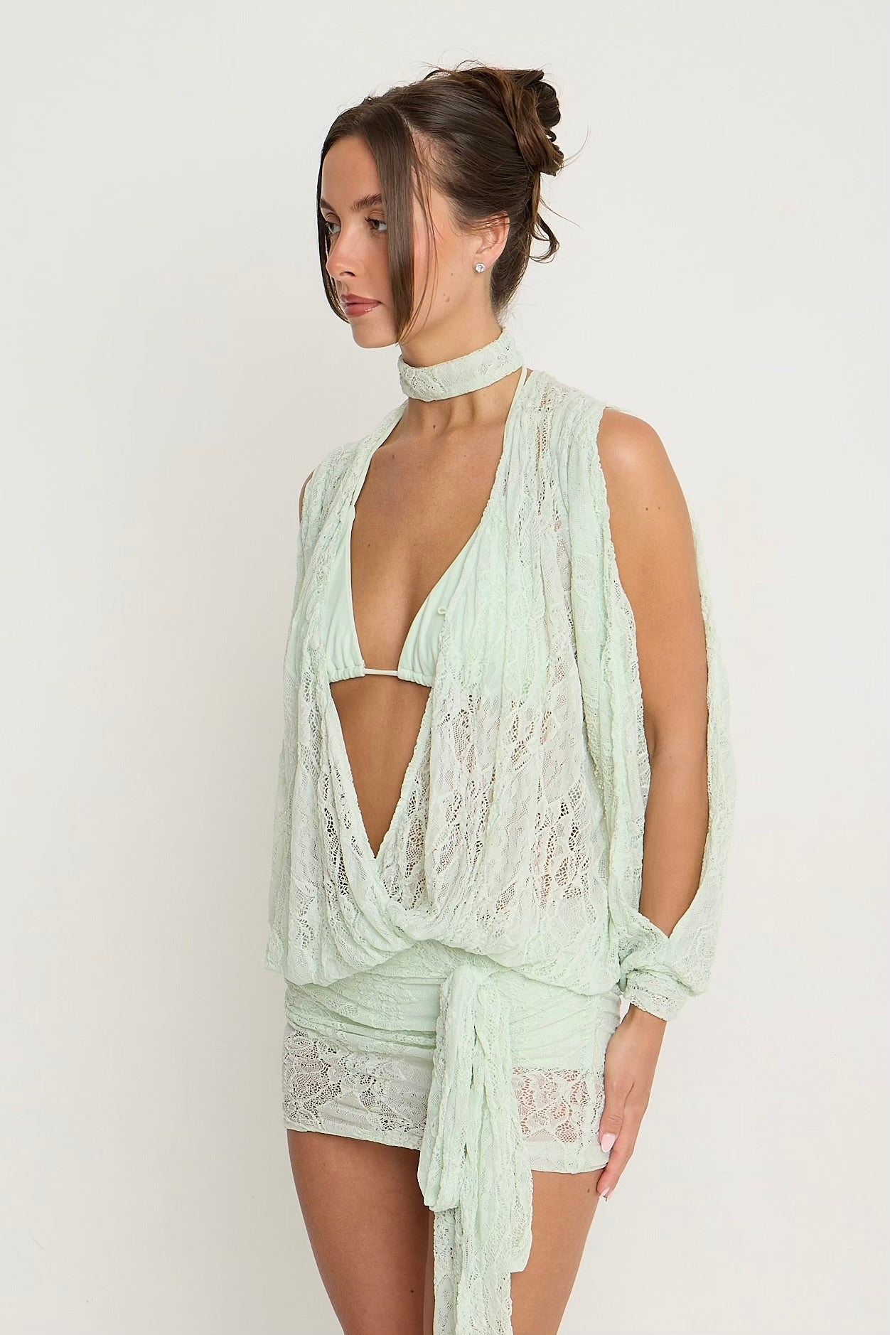 Jessica Lace Dress | Mint