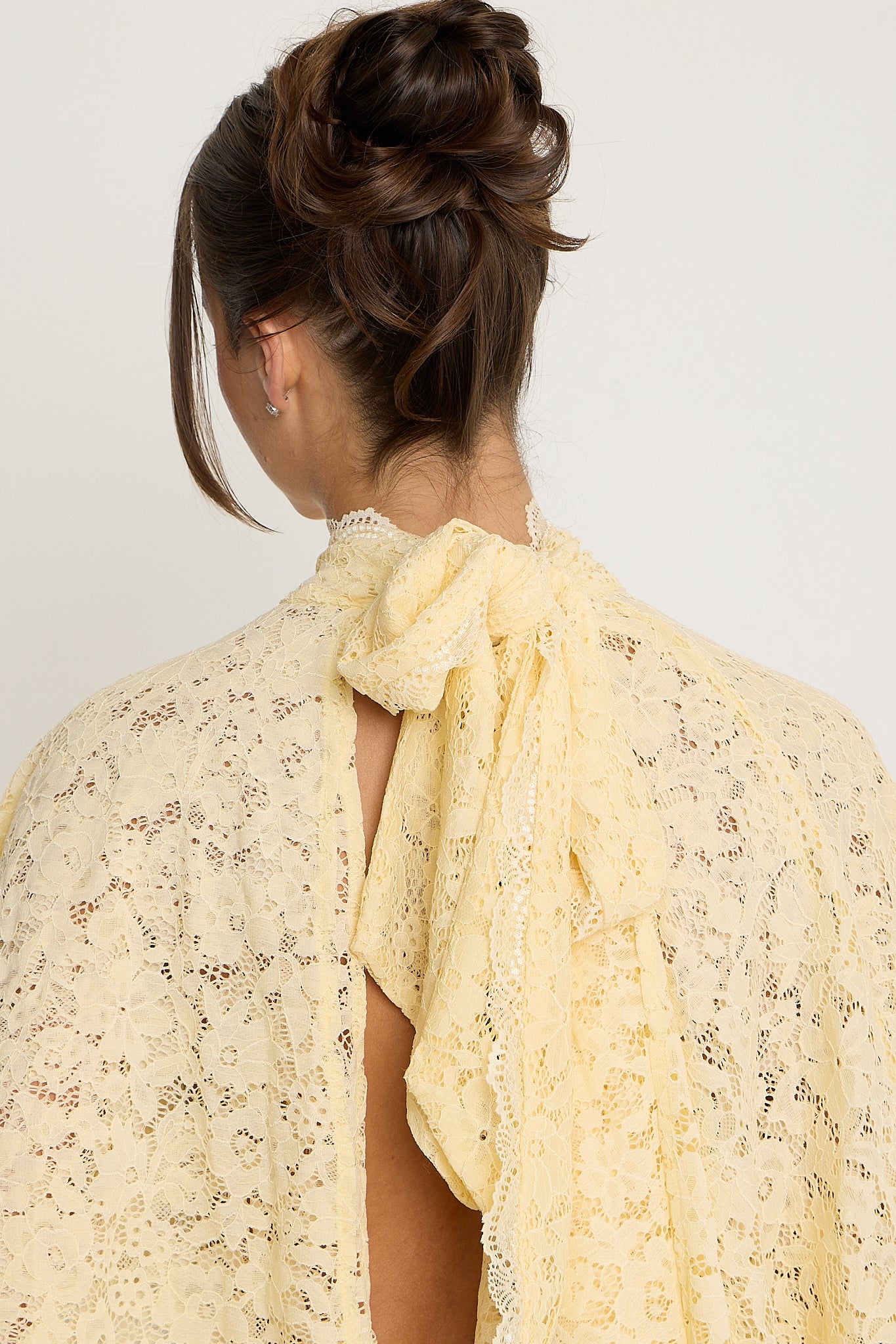 Carmen Lace Top | Lemon *dispatch 12th May*