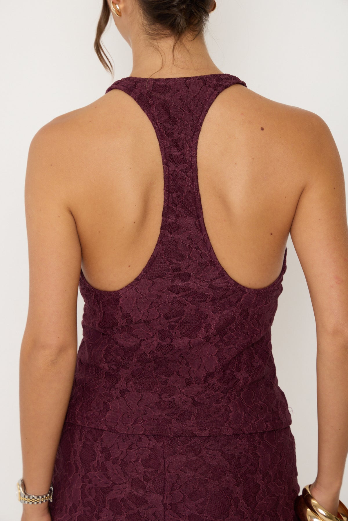 Maddison Racer Top | Wine