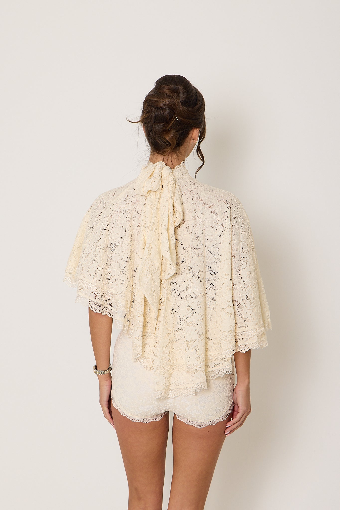 Carmen Lace Top | Cream