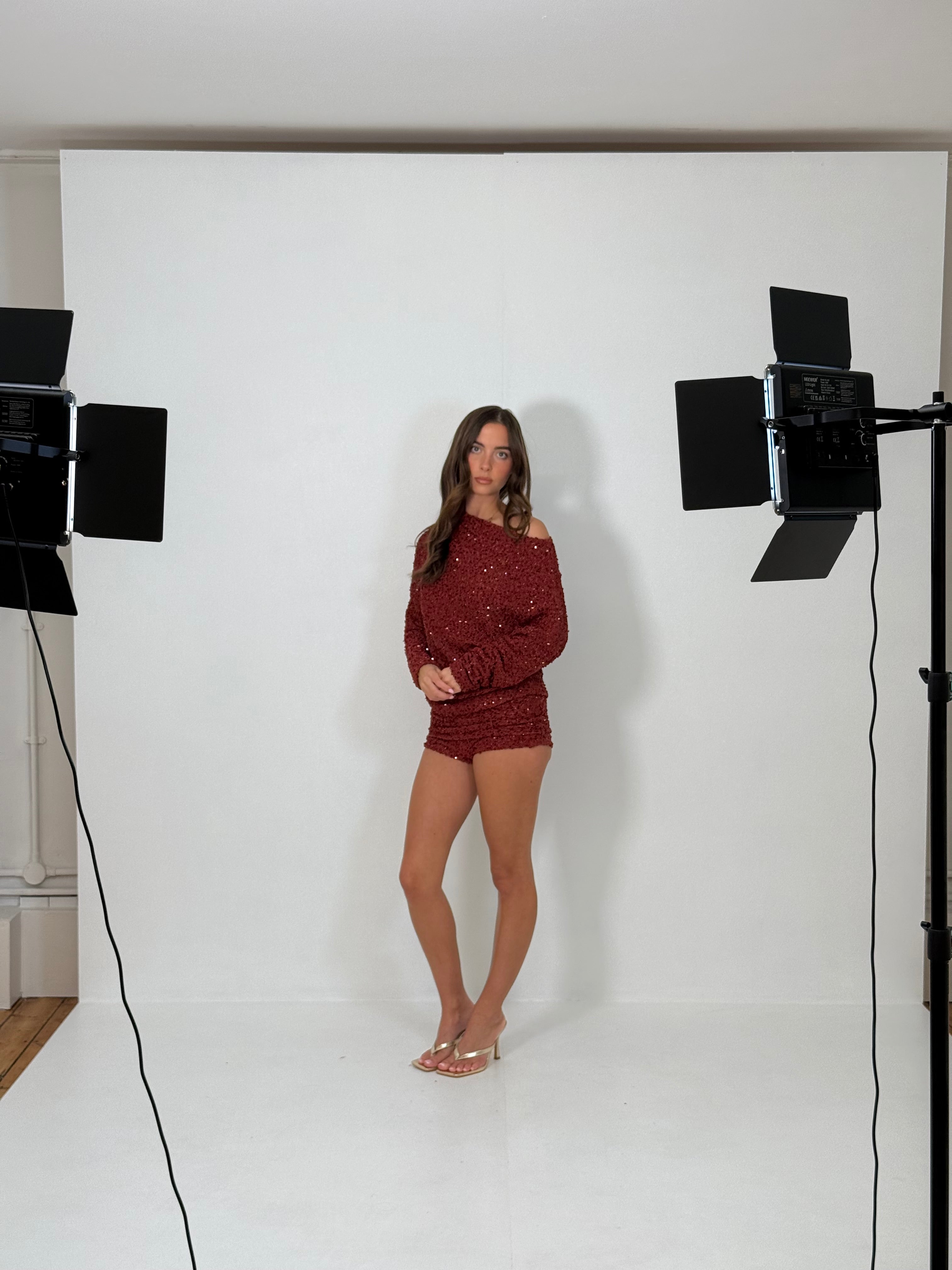 Lily Mini Ruched Shorts | Burgundy