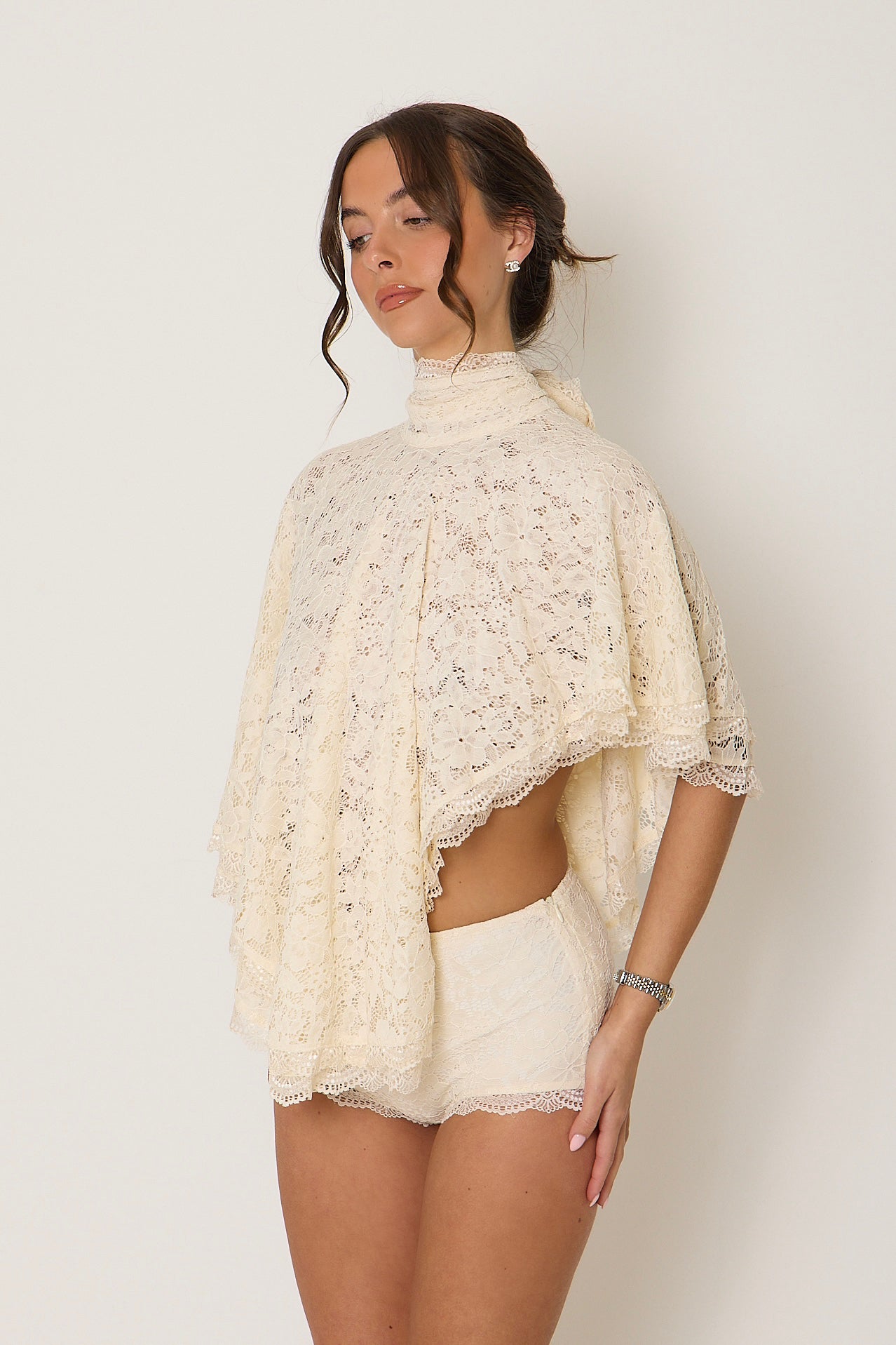 Carmen Lace Top | Cream