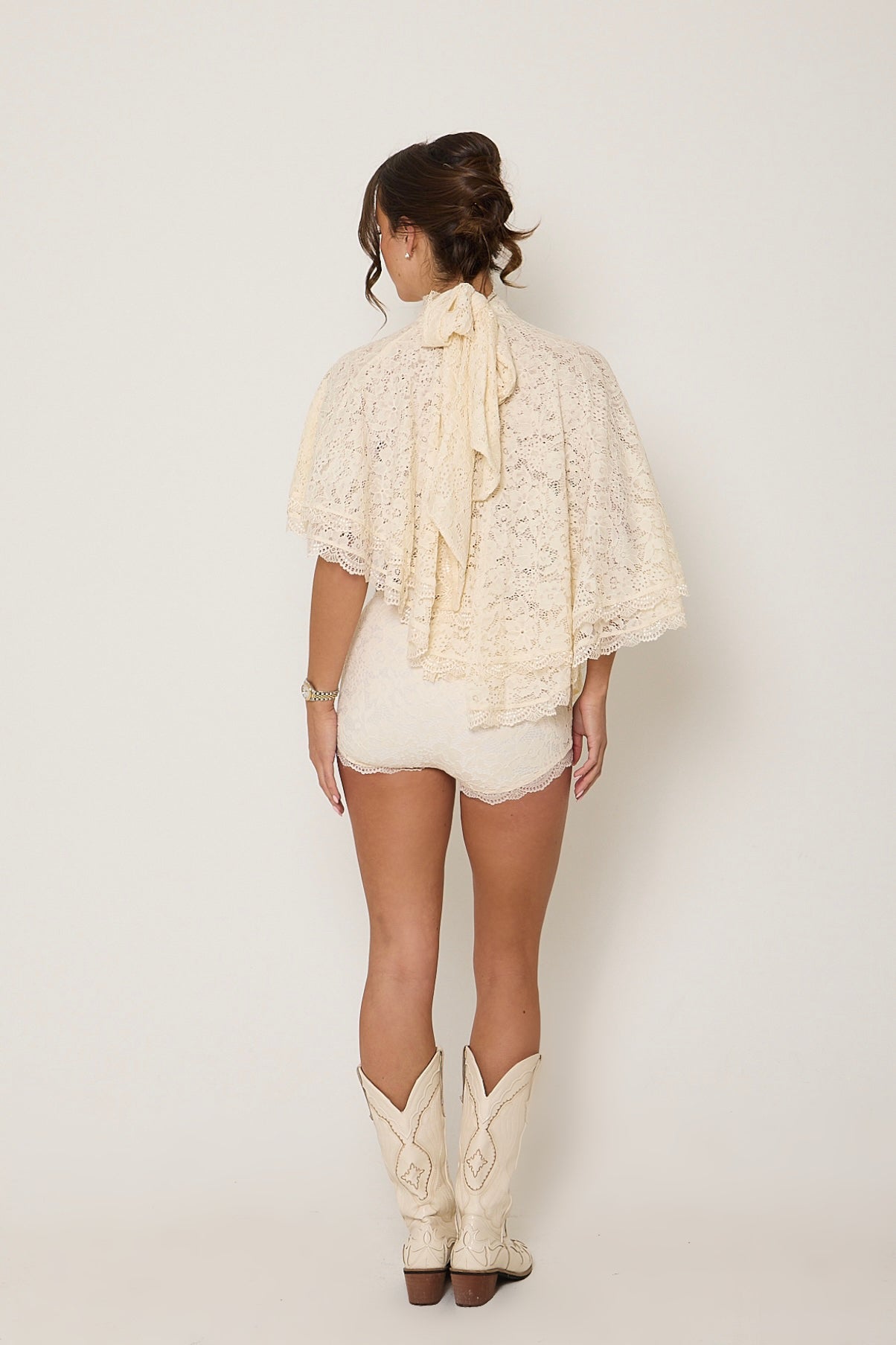 Carmen Lace Shorts | Cream
