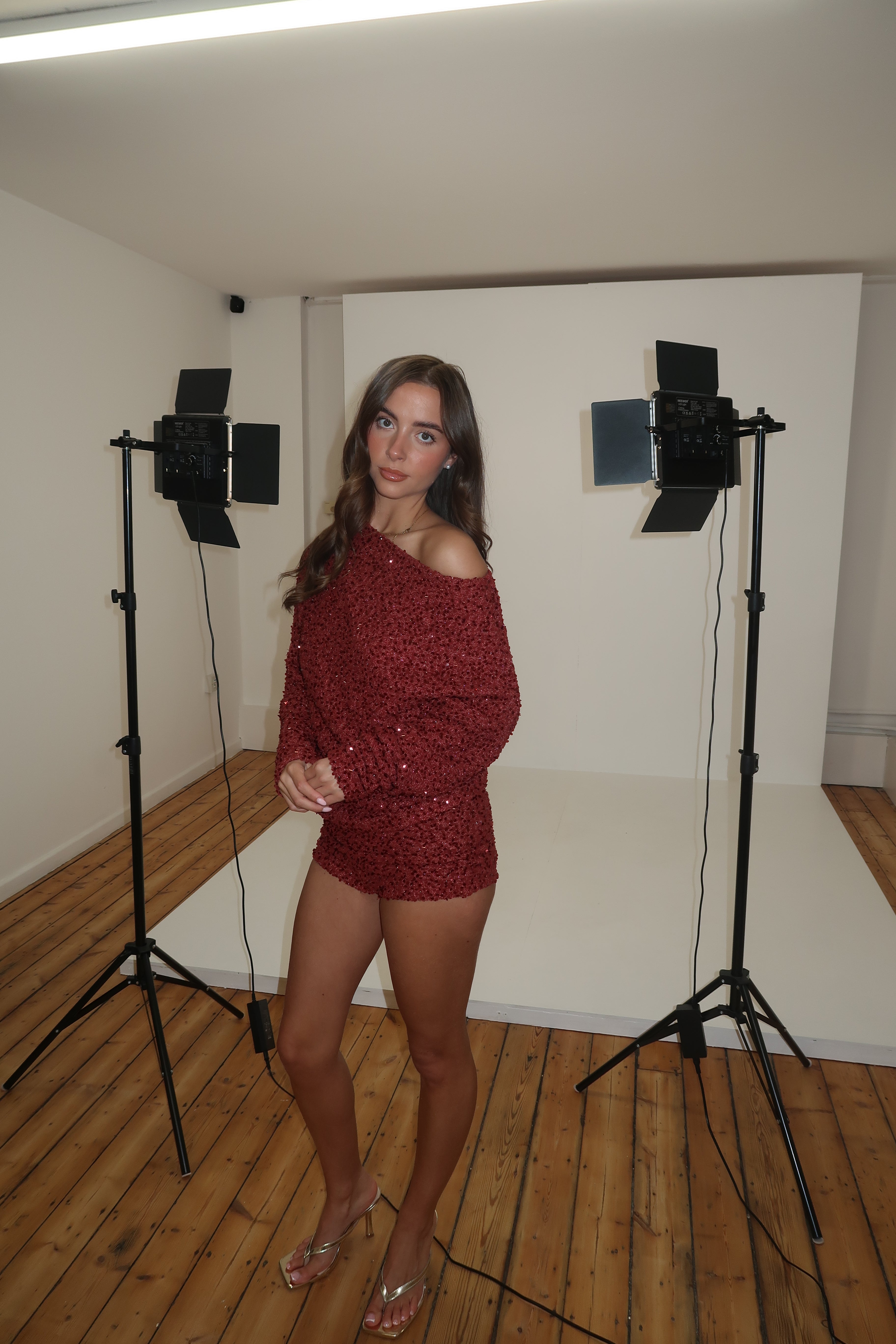 Lily Mini Ruched Shorts | Burgundy